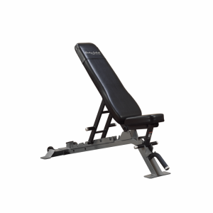 Body-Solid Pro ClubLine Adjustable Incline Decline Flat Weight Bench w/ Wheels