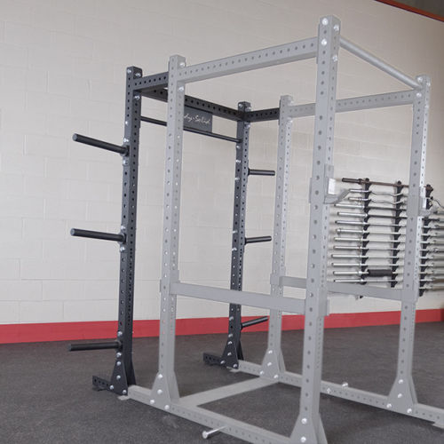 Body-Solid Extended Double Commercial Power Cage | Squat Rack w/ Monkey Bars