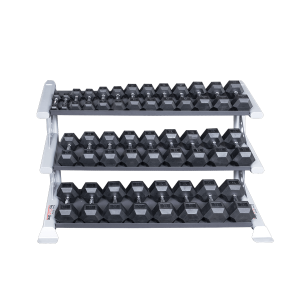 Body-Solid Pro ClubLine 3 Tier Commercial Dumbbell Rack SDKR1000DB