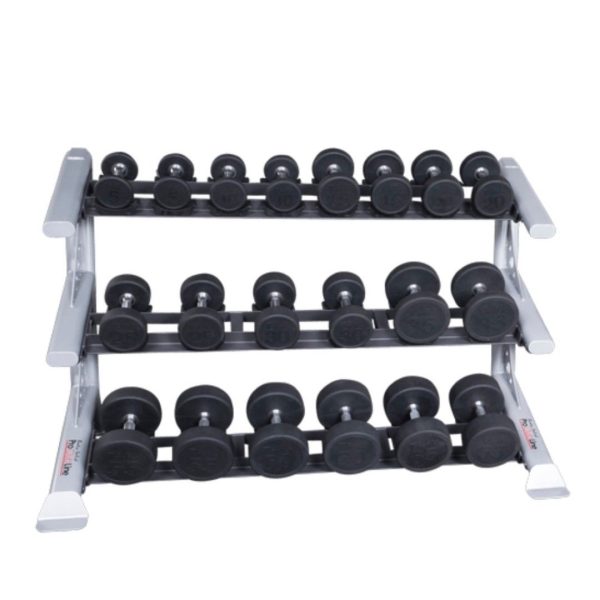 Body-Solid Pro ClubLine 3 Tier Commercial Saddle Dumbbell Weight Storage SDKR1000SD