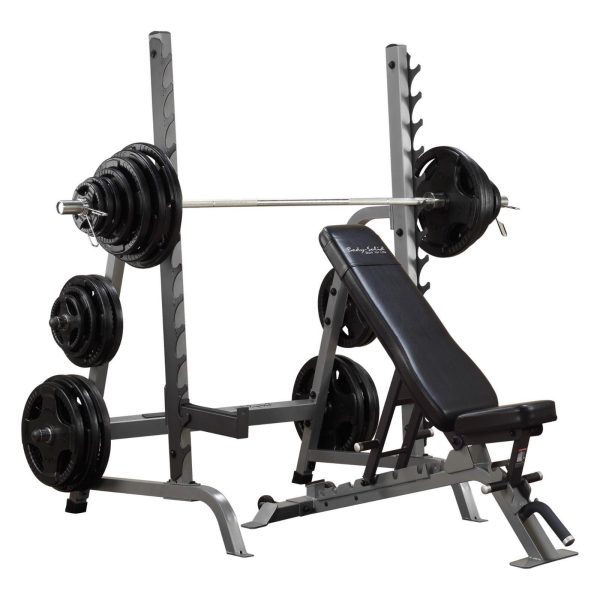 Body-Solid Squat Rack & Bench Press with Adjustable Bench SDIB370