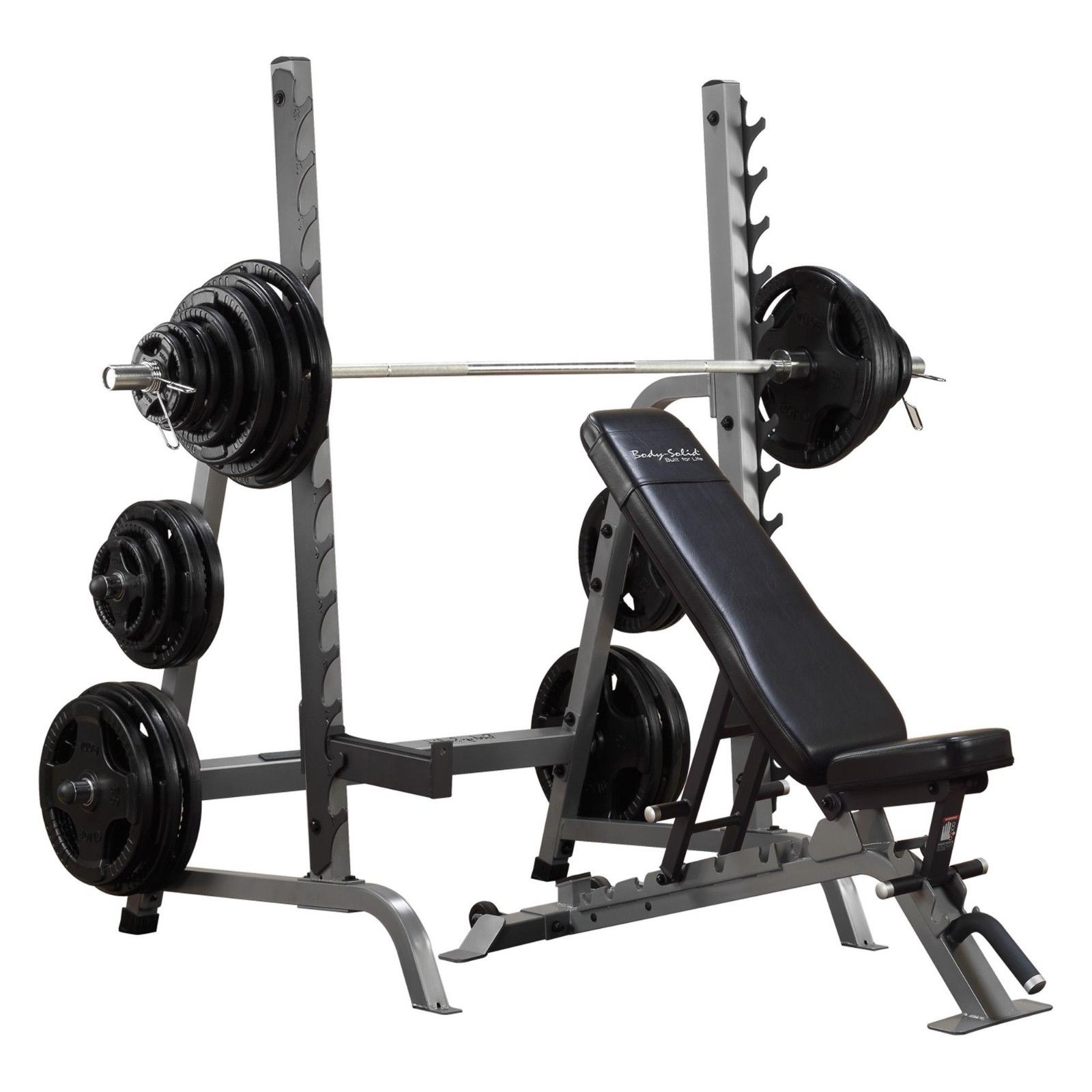 Squat Rack and Bench Press Combo Barbell Rack,Half Frame Squat Rack Multifunctional Professional Bench Press Combination Fitness Equipment