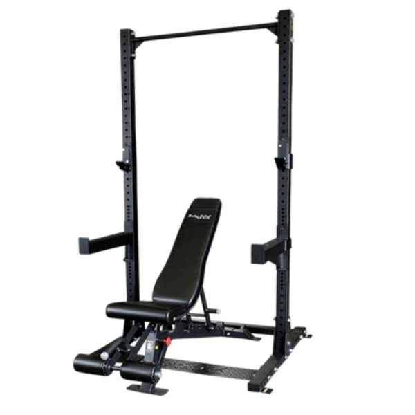 Body-Solid Commercial Half Rack | Squat Rack Weight Training Package SPR500P2