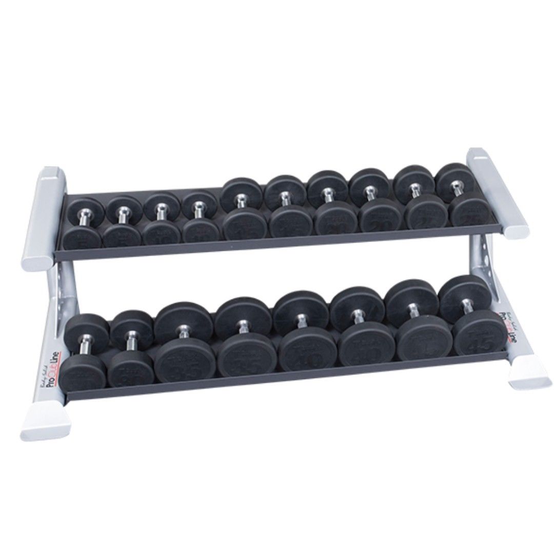Body-Solid Pro ClubLine 2 Tier Commercial Dumbbell Rack SDKR500DB
