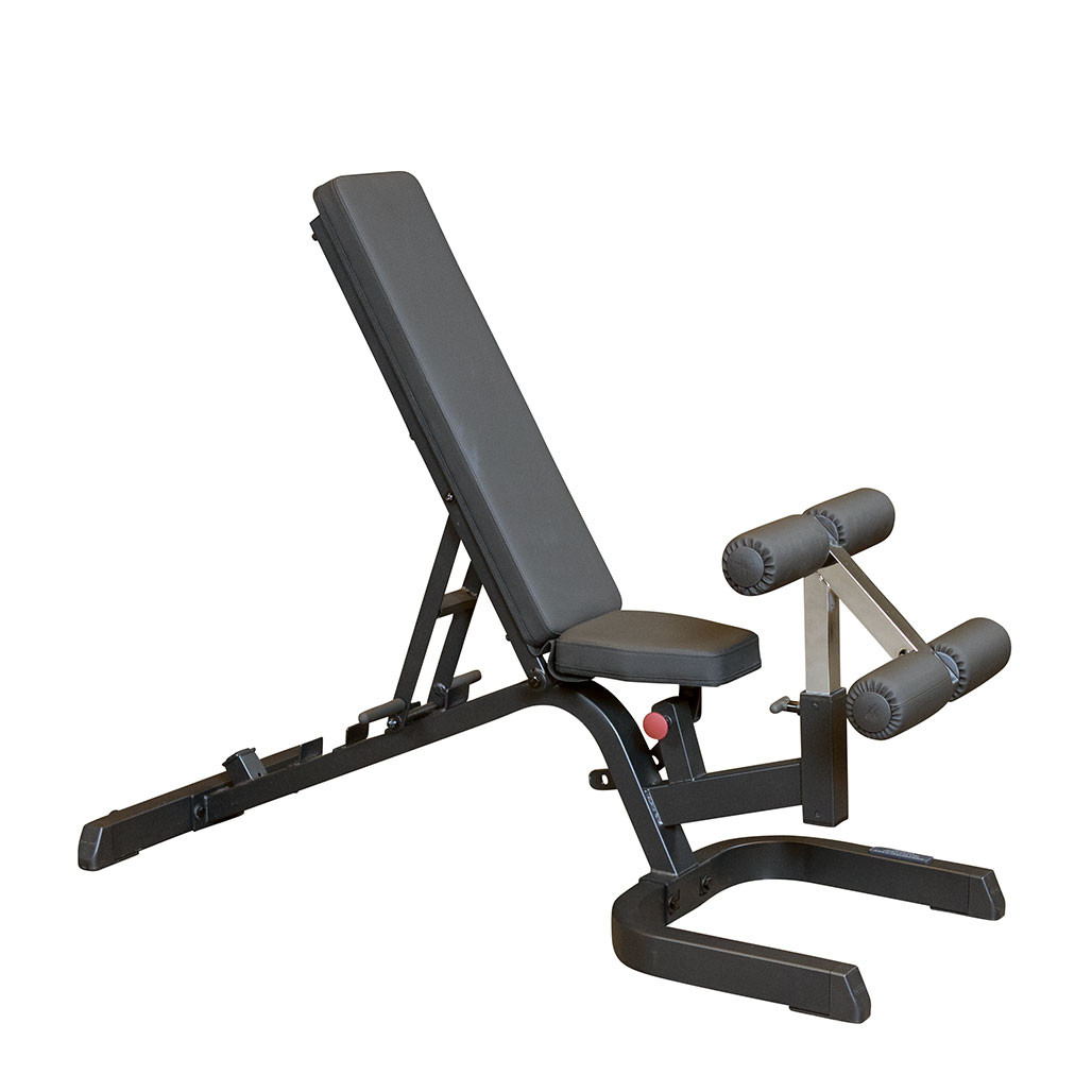 Body-Solid Adjustable Incline Decline Flat Weight Bench GFID71B w/ Wheels