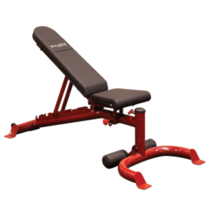 Body-Solid Adjustable Incline Decline Flat Weight Bench w/ Wheels GFID100