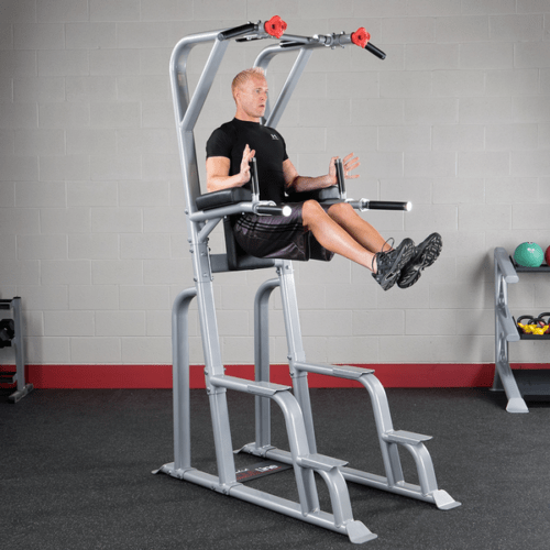 Body-Solid Pro Clubline Vertical Knee Raise | Pull up Dip Machine SVKR1000