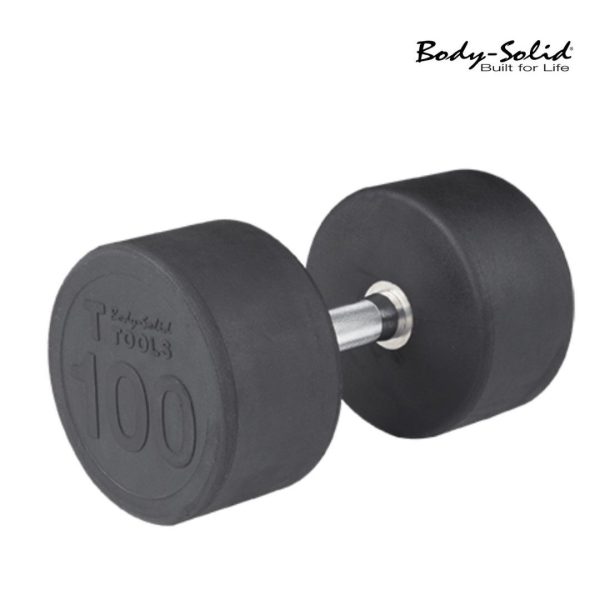 Body-Solid Round Rubber Coated Pro Style Dumbbell SDP