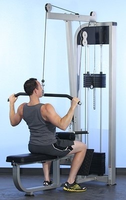 Muscle D Lat/Low Row Combo Machine (New)