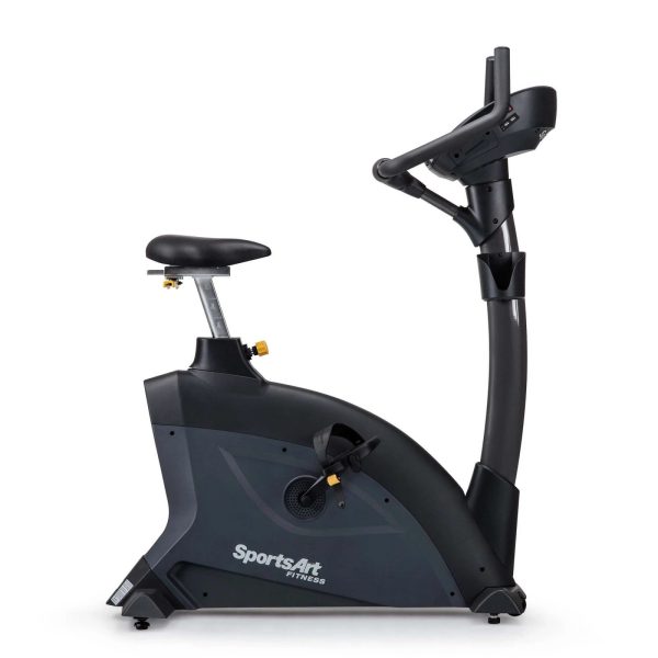 SportsArt C545U Performance Self Generating Upright Cycle - 16" Senza Touchscreen Display Console (New)