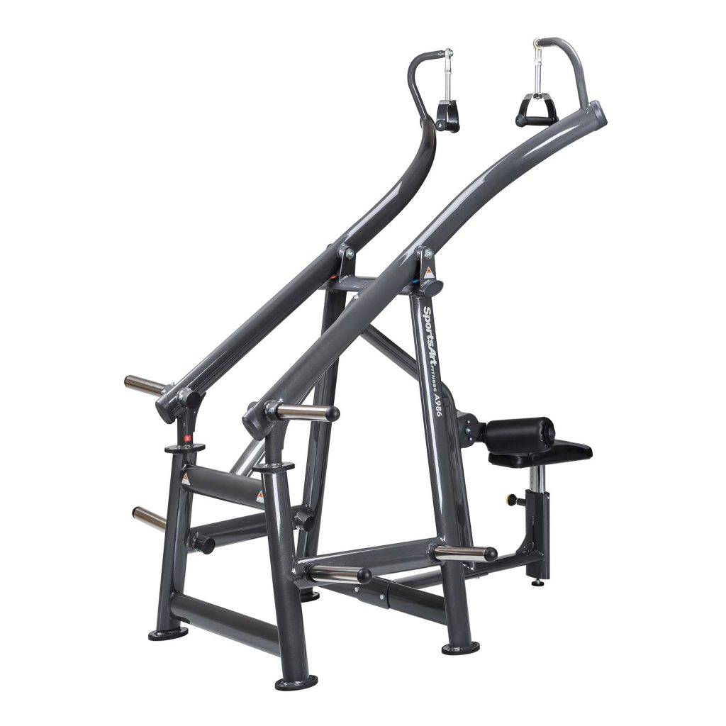 SportsArt A986 Plate Loaded Lat Pull Down Machine (New) - Expert ...