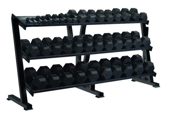 York Hex Professional Tray Dumbbell Rack (New)