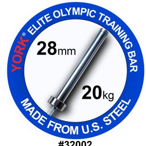 York Men’s Elite Olympic Training Weight Bar (New)