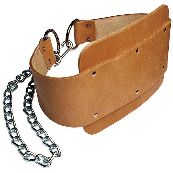 Body-Solid Tools MA330 Leather Dipping Belt with Chain (New)