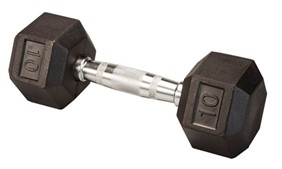 Tag Fitness Rubber Hex Dumbbell Sets (New)