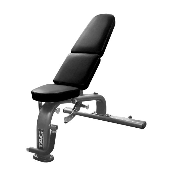 TAG Fitness FID Flat Incline & Decline Commercial Bench (New) - Silver