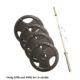 TAG Fitness Cast Iron Olympic Weight Plate Set (210lb or 300lb set) (New)