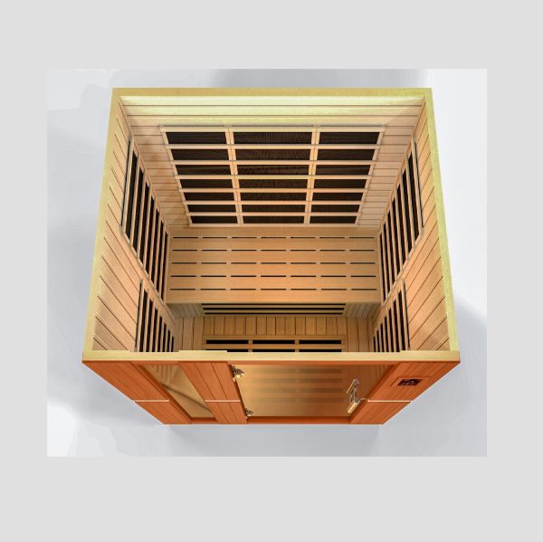 Golden Designs 3 Person Dynamic Low EMF FAR Infrared Sauna - Lugano Edition (New)
