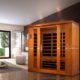 Golden Designs 4 Person Dynamic Low EMF FAR Infrared Sauna - Bergamo Edition (New)