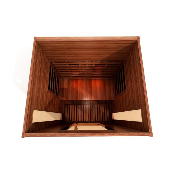 Golden Designs 2 Person Maxxus Full Spectrum Infrared Sauna - Canadian Red Cedar (New)