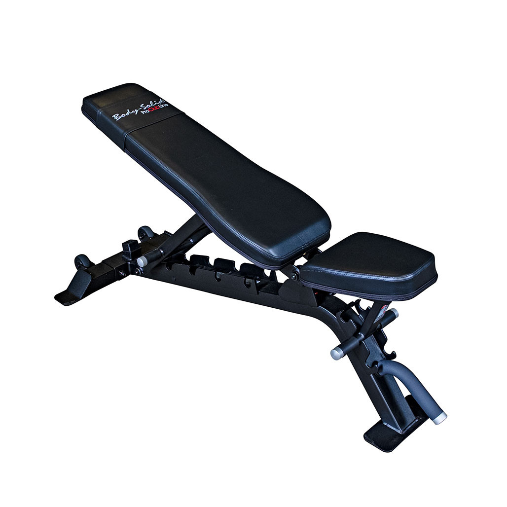Body-Solid SFID325B Commercial Adjustable Bench – Black | Heavy-Duty Flat, Incline & Decline Bench
