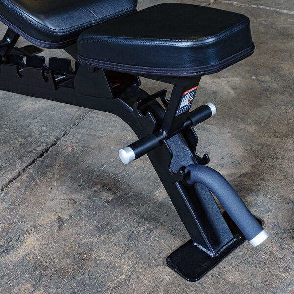 Body-Solid SFID325B Commercial Adjustable Bench – Black | Heavy-Duty Flat, Incline & Decline Bench