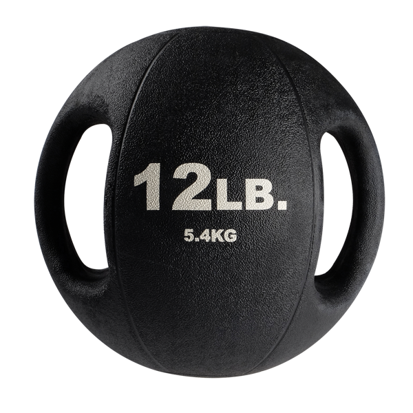Body-Solid Tools Dual-Grip 12 lb Medicine Ball BSTDMB
