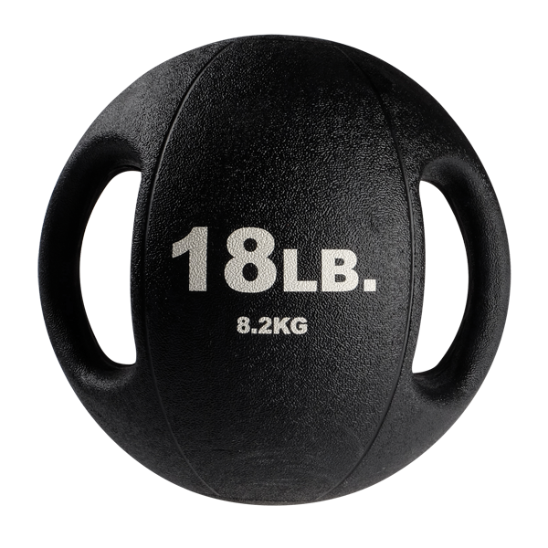 Body-Solid Tools Dual-Grip 18 lb Medicine Ball BSTDMB