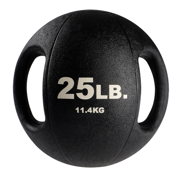 Body-Solid Tools Dual-Grip 25 lb Medicine Ball BSTDMB