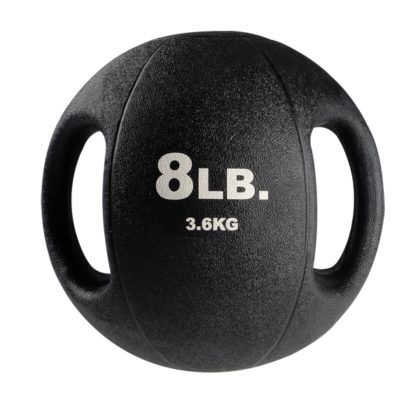 Body-Solid Tools Dual-Grip 8 lb Medicine Ball BSTDMB