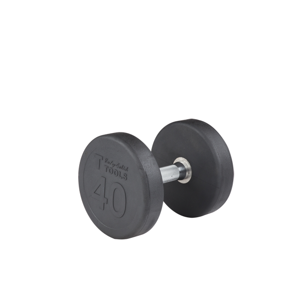 Body-Solid Premium Round Rubber Dumbbells 40lbs SDP