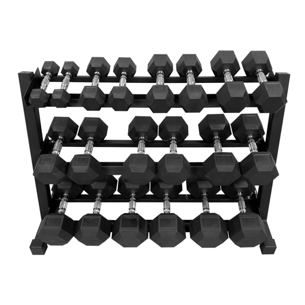 TAG Fitness Residential 3 Tier HEX Rack