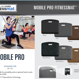 FitnessMat Premium Exercise Mat by WellnessMats