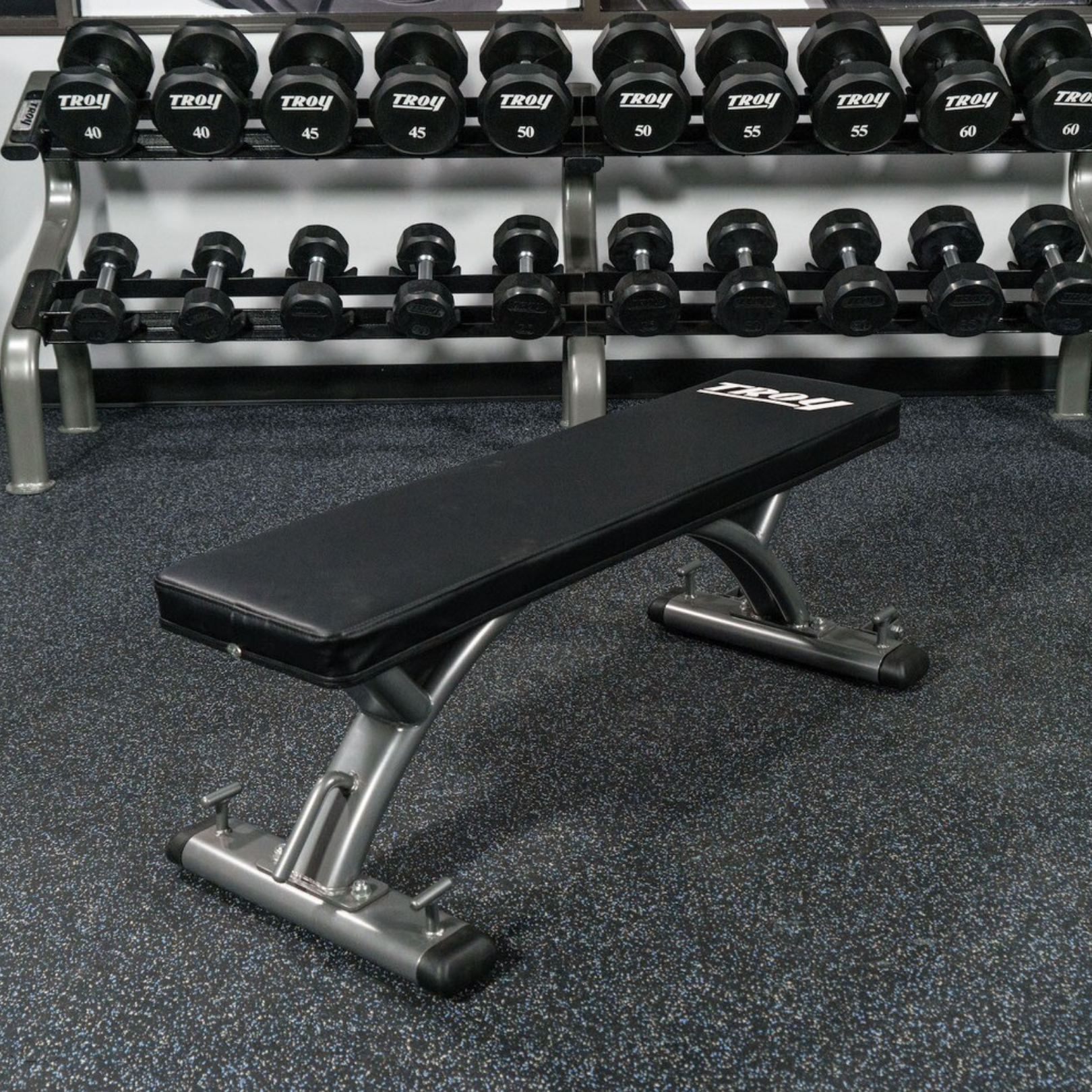 Fonkeling Ook Pellen Troy Fitness Commercial Flat Bench (New) - Expert Fitness Supply