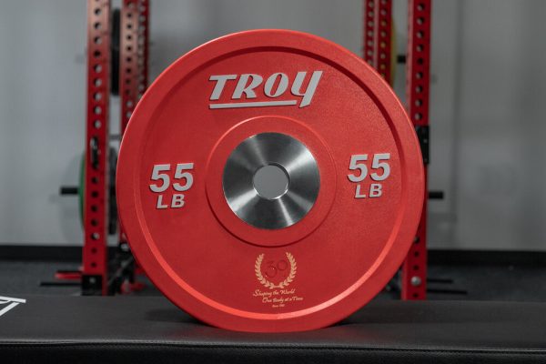Troy Fitness Performance Rubber Colored Bumper Plates