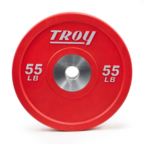 Troy Fitness Performance Rubber Colored Bumper Plates