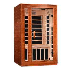 Dynamic Cordoba Elite 2-person Ultra Low EMF FAR Infrared Sauna - Canadian Hemlock (New)