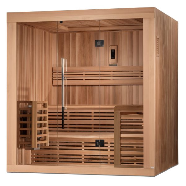 Golden Designs Osla Edition 6 Person Traditional Steam Sauna - Canadian Red Cedar (New)